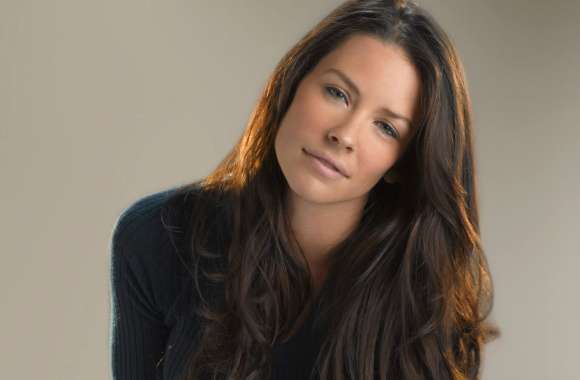 Long Hair Actress Brunette Celebrity Evangeline Lilly