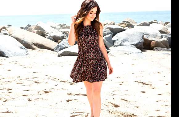 Lucy Hale Beach Bliss wallpapers hd quality