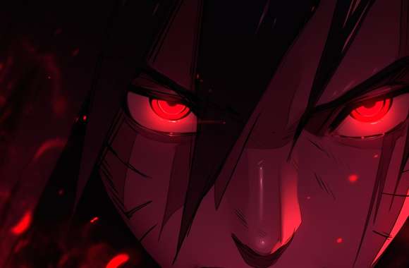 Madara Uchiha Intense Gaze - HD Anime Wallpaper wallpapers hd quality