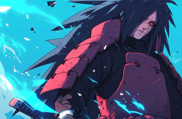 Madara Uchiha Sharingan - Anime Naruto Background