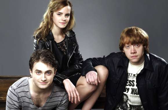 Magical Trio of Daniel, Rupert, and Emma