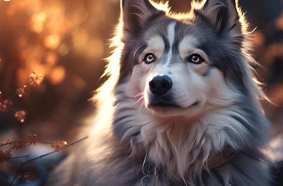 Majestic Alaskan Malamute