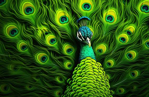 Majestic Peacock HD Desktop Wallpaper wallpapers hd quality