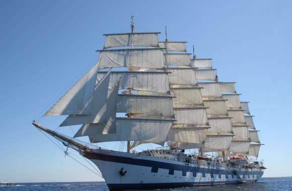 Majestic Sailing Ship