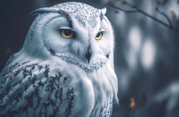 Majestic Snowy Owl