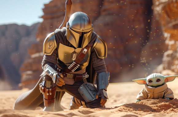 Mandalorian and Grogu - Star Wars Series wallpapers hd quality