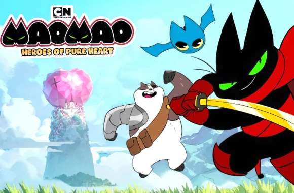 Mao Mao Heroes Cartoon Network Series Background