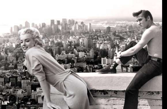 Marilyn & Elvis Cityscape