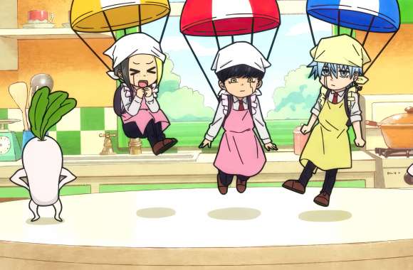 Mashle Anime Trio Mash Burnedead, Lance Crown, & Finn Ames