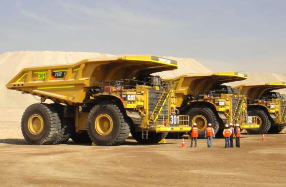 Massive Mining Trucks - wallpapers hd quality