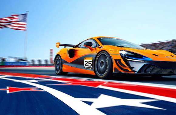 McLaren Artura GT4 Race track