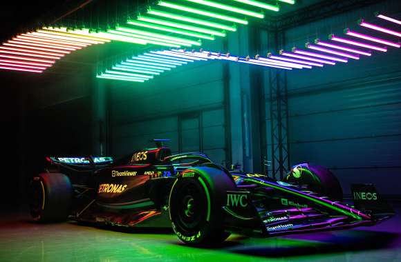 Mercedes-AMG F1 W14 E Performance Neon Lights