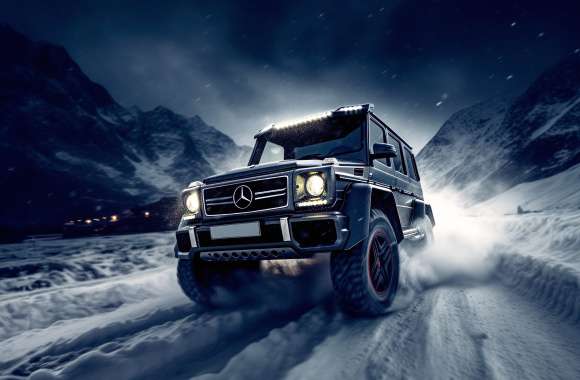 Mercedes-Benz AMG G 63 Cold night