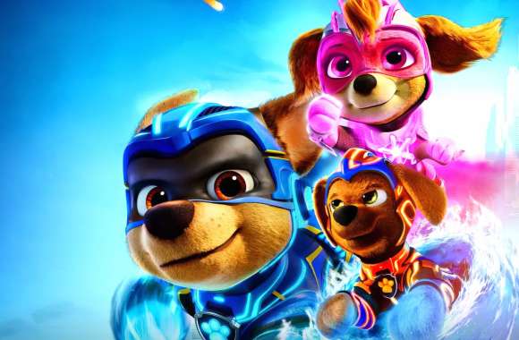 Mighty Pups Movie PAW Patrol Desktop Background