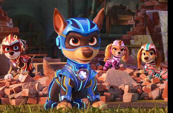 Mighty Pups Wallpaper HD - PAW Patrol Movie Desktop Background