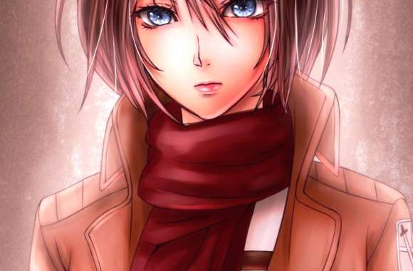 Mikasa Ackerman Blue-eyed Warrior -