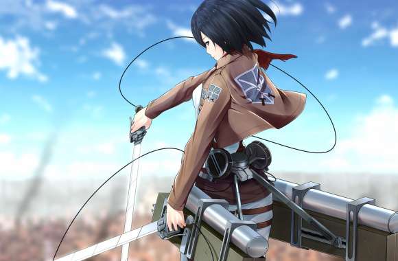 Mikasa Ackerman in Action -