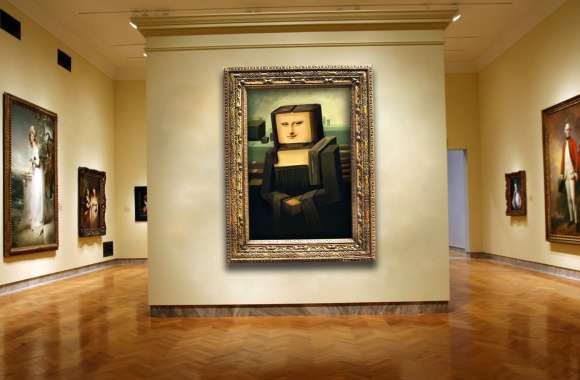 Minecraft Mona Lisa