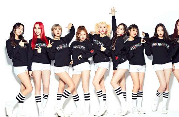 Momoland K-pop Girl Band wallpapers hd quality