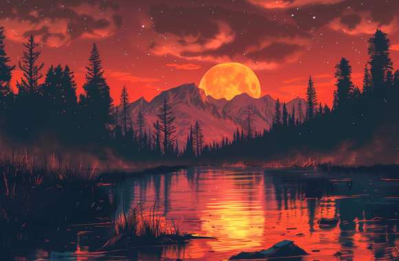 Moonlit Wilderness -