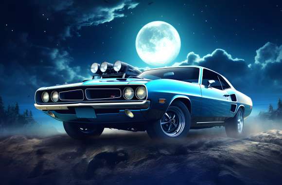 Muscle Car Moonlight -