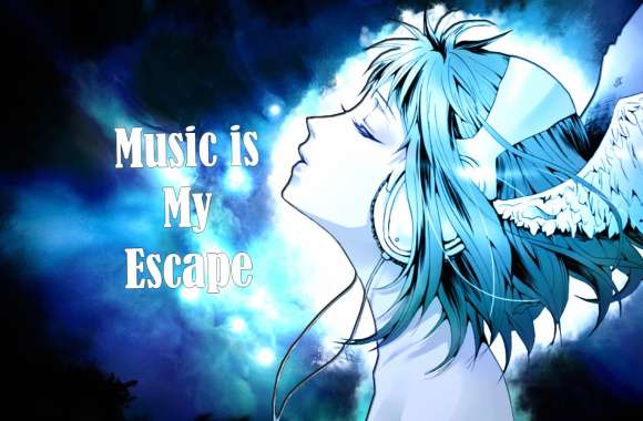 Music is my Escape wallpapers hd quality