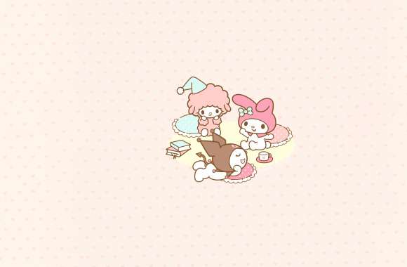 My Melody and Kuromi - Cute Sanrio Desktop Background