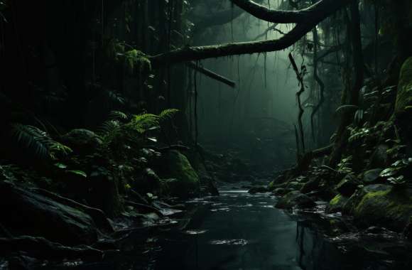 Mystical Rainforest Stream