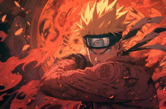 Naruto Uzumaki - Intense Anime Art