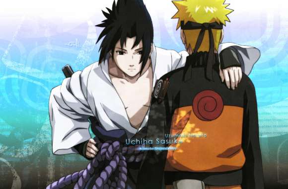 Naruto vs. Sasuke HD Anime Wallpaper