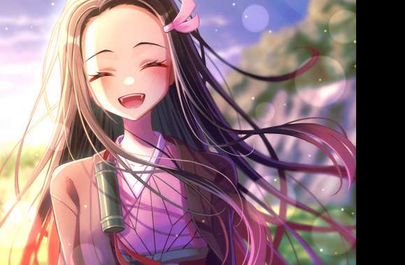 Nezuko Kamado HD Anime Wallpaper - Demon Slayer