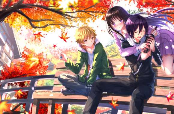Noragami - Yukine, Hiyori, and Yato wallpapers hd quality