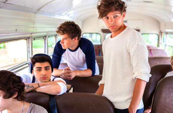 One Direction The Boys on the Bus