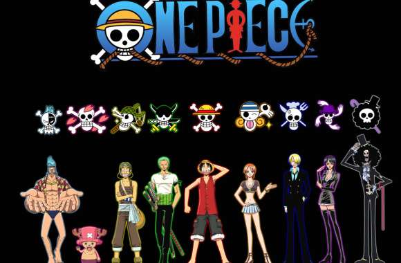 One Piece Crew and Jolly Roger