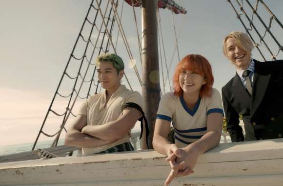 One Piece Live Action Zoro, Nami, and Sanji