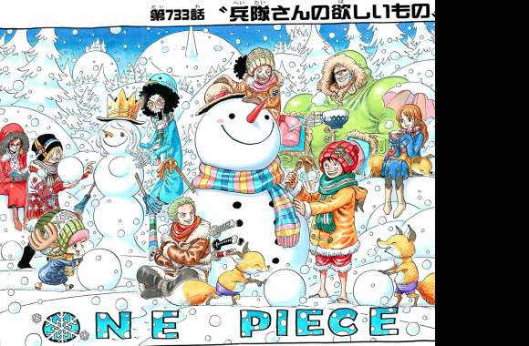 One Piece Winter Fun - Now! wallpapers hd quality