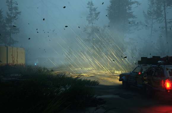 Pacific Drive Game Mysterious Drive in Misty Forest