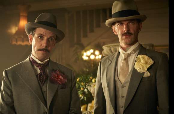 Peaky Blinders Vintage Gangster Show Background