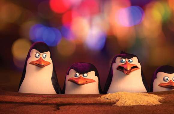 Penguins Of Madagascar HD Movie Wallpaper