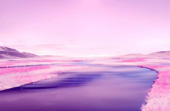 Pink aesthetic River