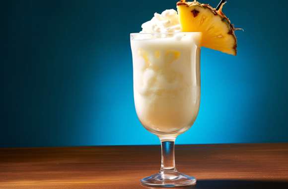 Piña Colada Cocktail Drink Wallpaper