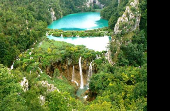 Plitvice Lakes HD Nature Wallpaper wallpapers hd quality