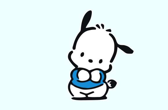 Pochacco Anime - Cute Desktop Background