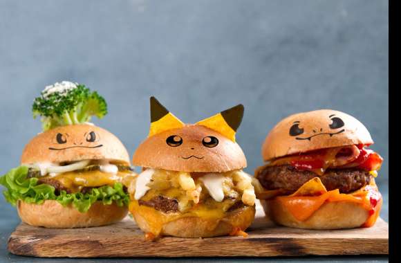 Pokemon Food Burger