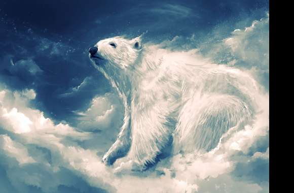 Polar Bear in the Sky -