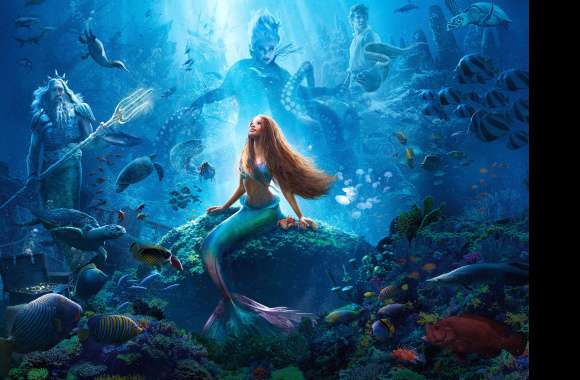 Prince Eric Ursula (The Little Mermaid) King Triton Ariel (The Little Mermaid) Movie The Little Mermaid (2023)