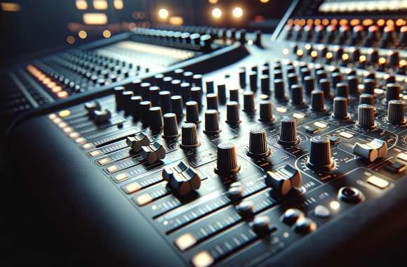 Professional Music Mixer Console wallpapers hd quality