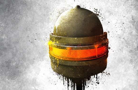 PUBG Level 3 helmet Drippy artwork