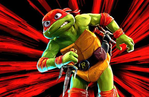 Raphael (TMNT) Movie Teenage Mutant Ninja Turtles Mutant Mayhem wallpapers hd quality