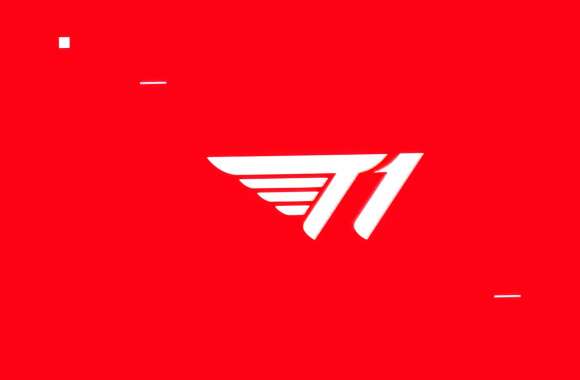 Red Minimalist T1 Logo